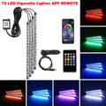 רצועות LED ניאון לרצפת הרכב RGB עם שלט / אפליקציה