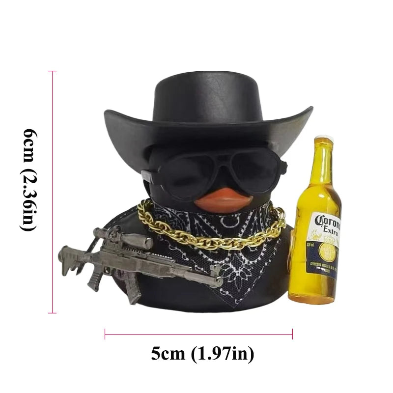 ברווז גומי קישוטי ללוח המחוונים