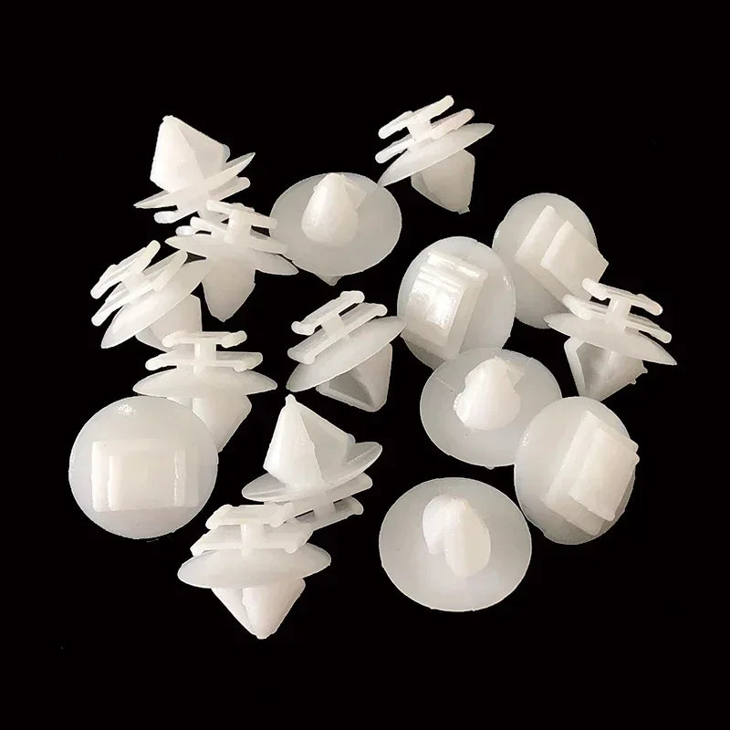 10-50PCS Plastic Rivets Retainers Car Exterior Door Trim Clips Bumpstrip Rub Strip Moulding For Citroen C2 C3 Peugeot 206 207