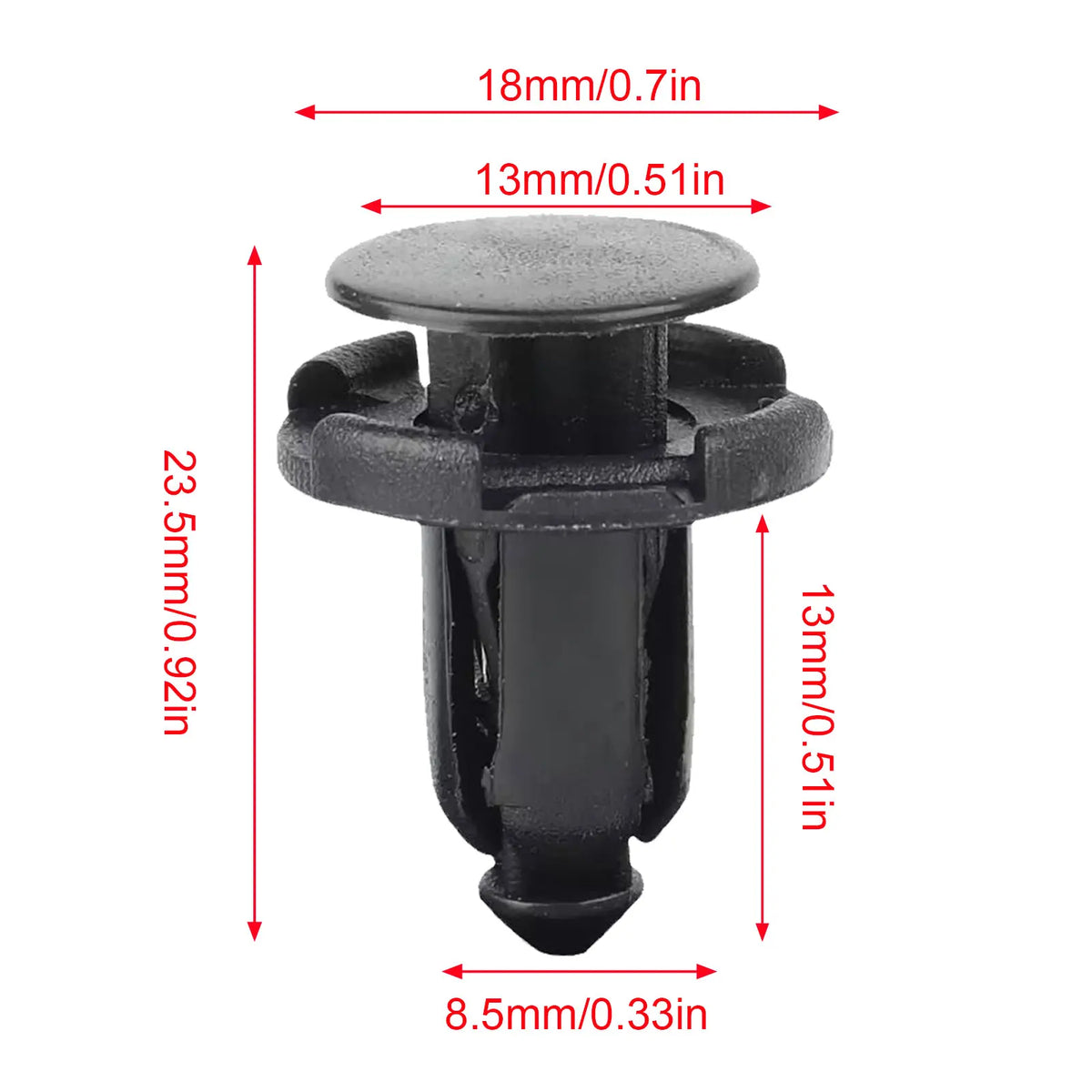 MR200300 Side Trim Retainer Clip Bumper Fender Clip Fasteners for Mitsubishi Outlander Lancer Eclipse Galant Mirage Montero