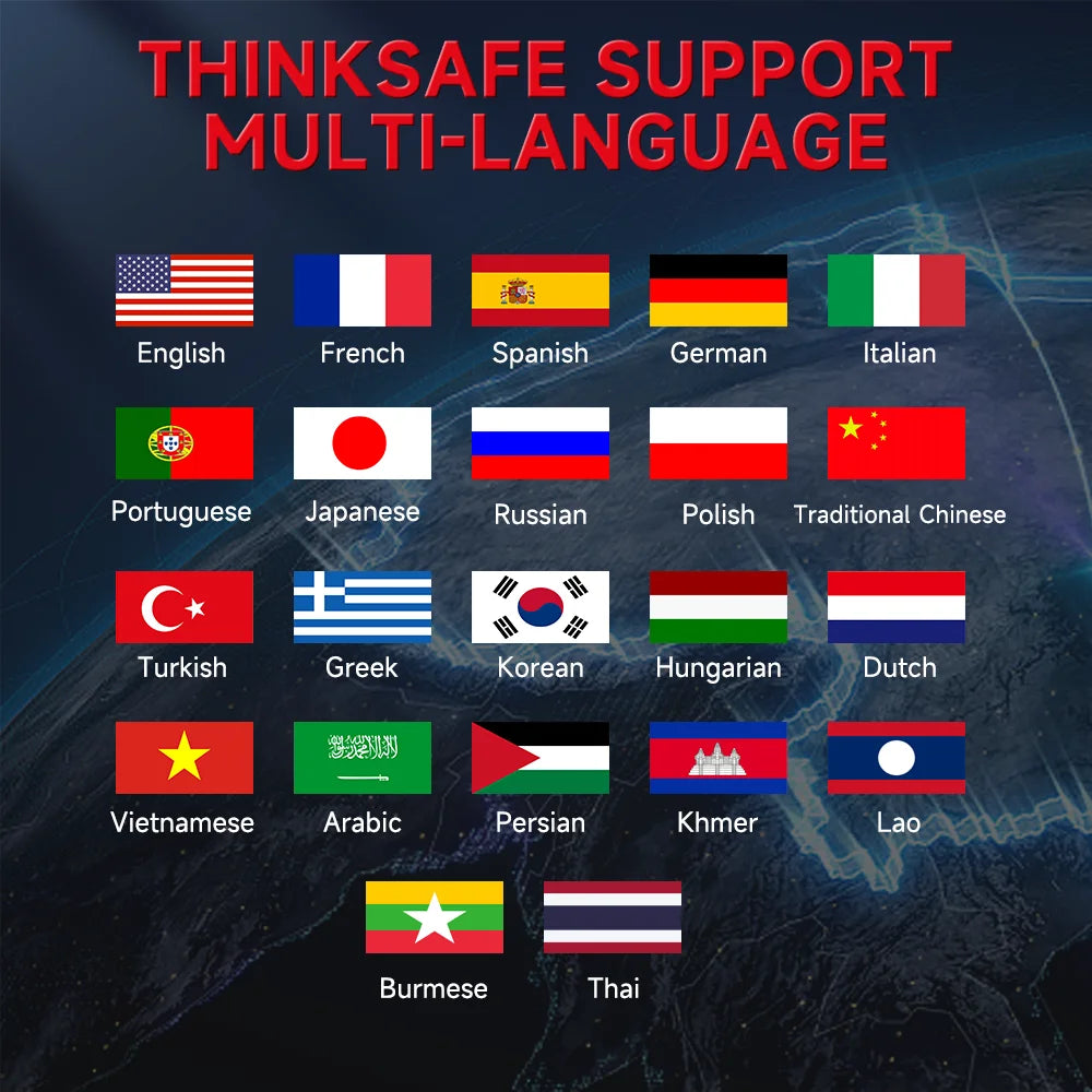 סורק OBD2 אלחוטי Thinkcar Thinksafe 2026