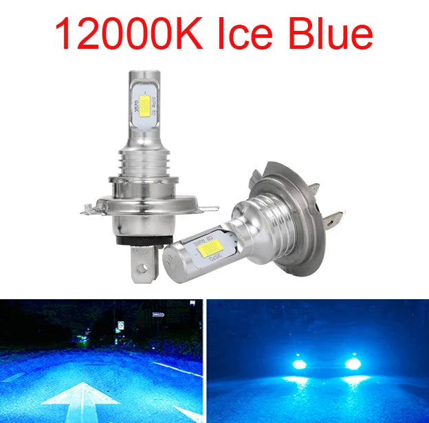 זוג נורות LED לפנסים H7 / H4 / H11 / 9005 / 9006