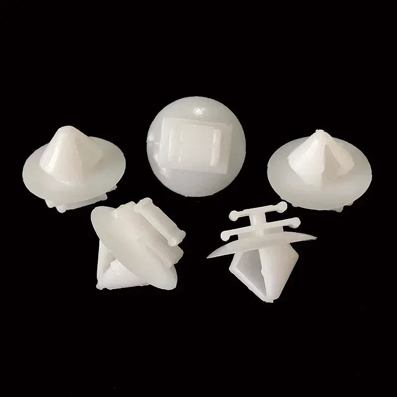 10-50PCS Plastic Rivets Retainers Car Exterior Door Trim Clips Bumpstrip Rub Strip Moulding For Citroen C2 C3 Peugeot 206 207
