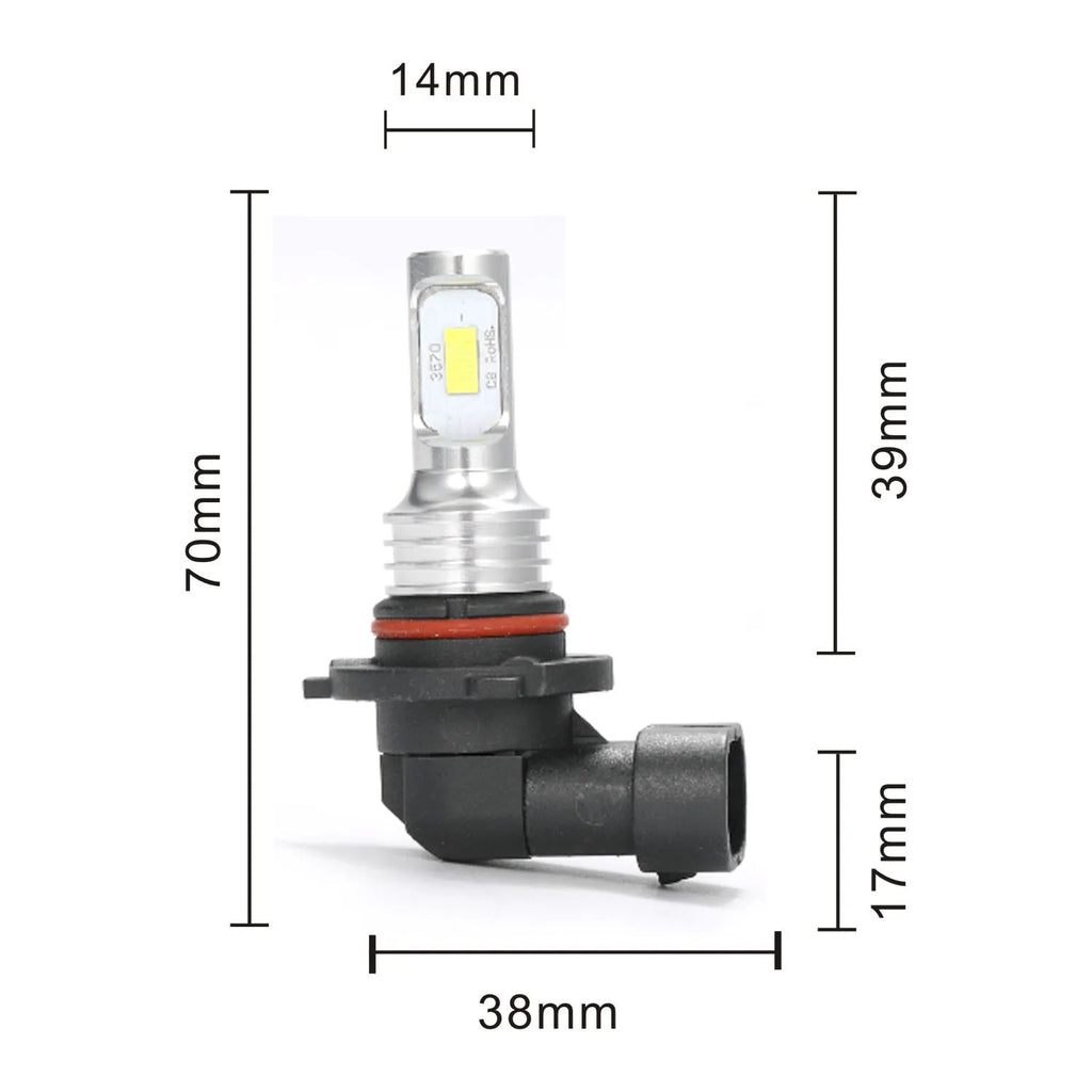 זוג נורות LED לפנסים H7 / H4 / H11 / 9005 / 9006